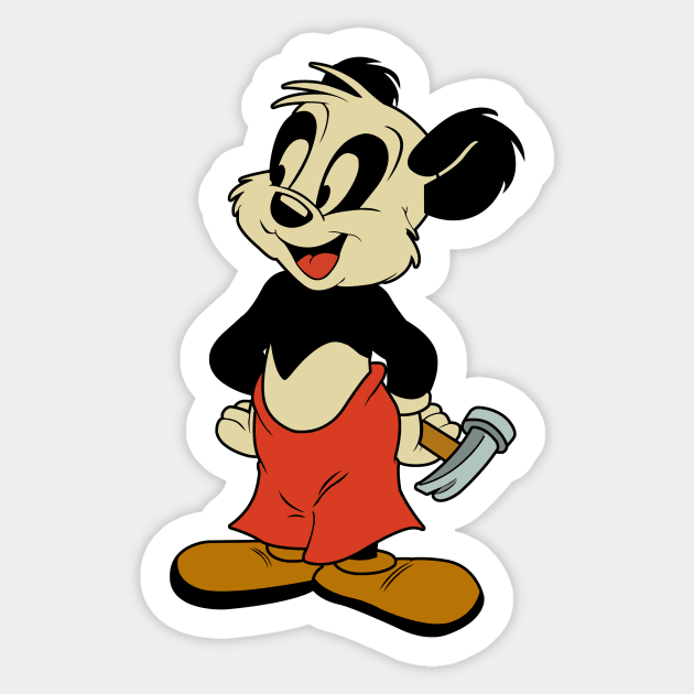 Andy Panda - Woody Woodpecker Sticker by LuisP96